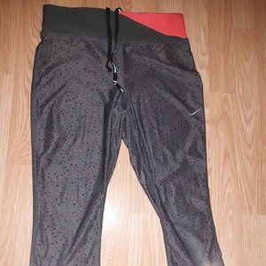 Nike Women's Gray Dri-FIT Running Capri Small